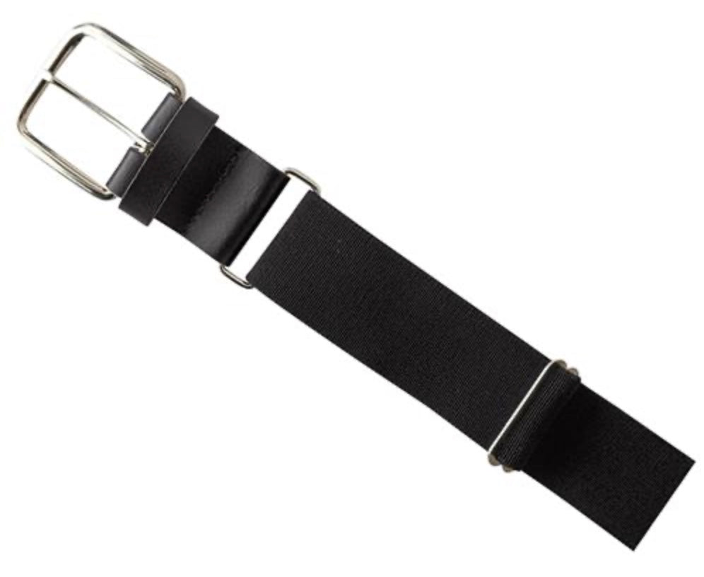 Black MVP Leather Baseball Belt
