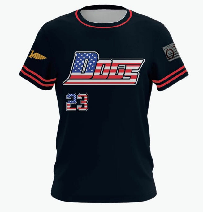 Military Appreciation Crew Neck Jersey (9U-13U)