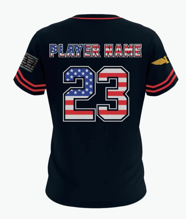 Military Appreciation Crew Neck Jersey (9U-13U)