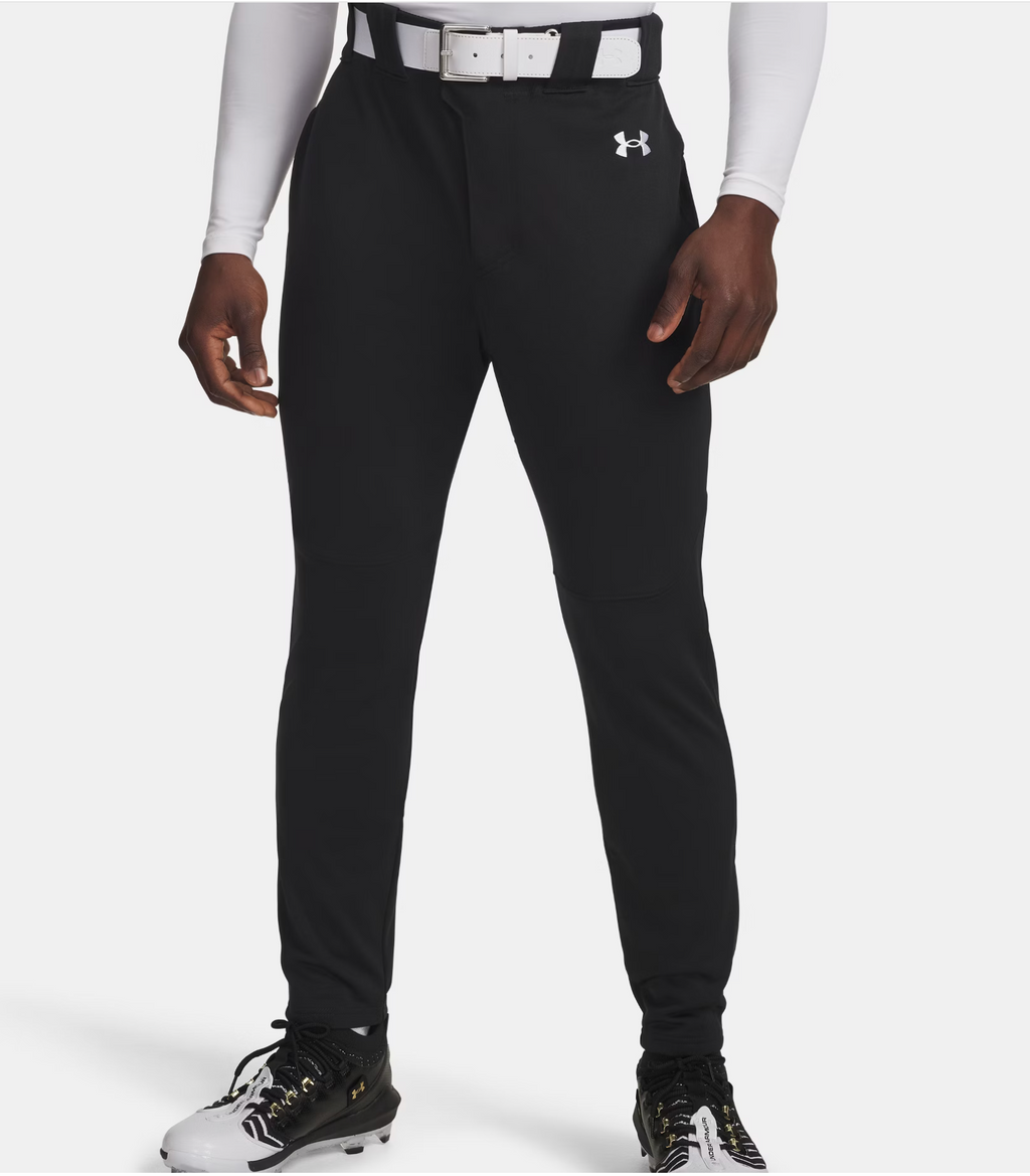 Under Armour Black Utility Pro Uniform Pants - Long Tapered