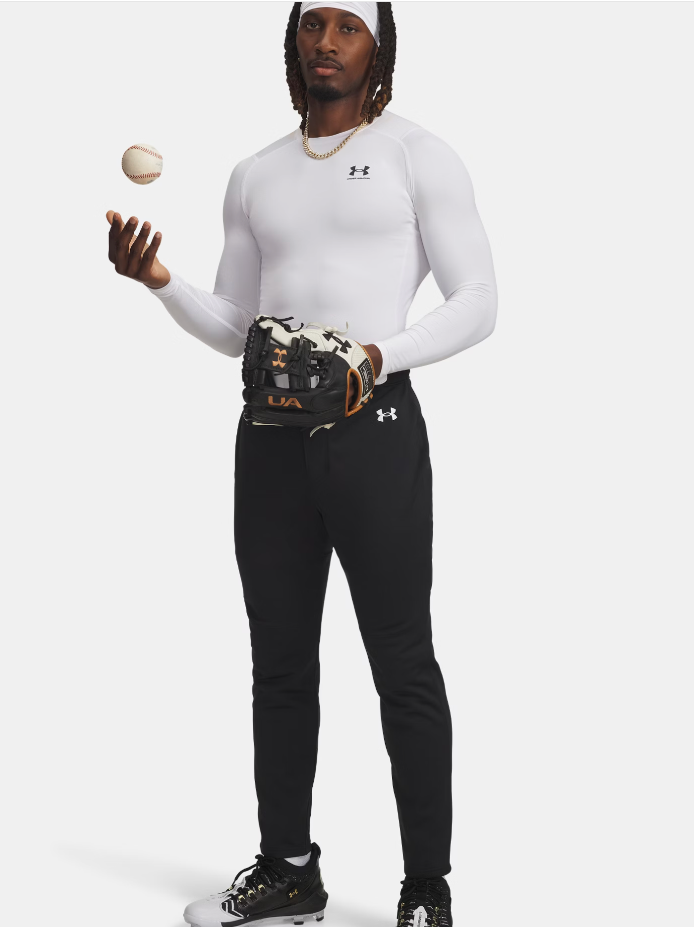 Under Armour Black Utility Pro Uniform Pants - Long Tapered